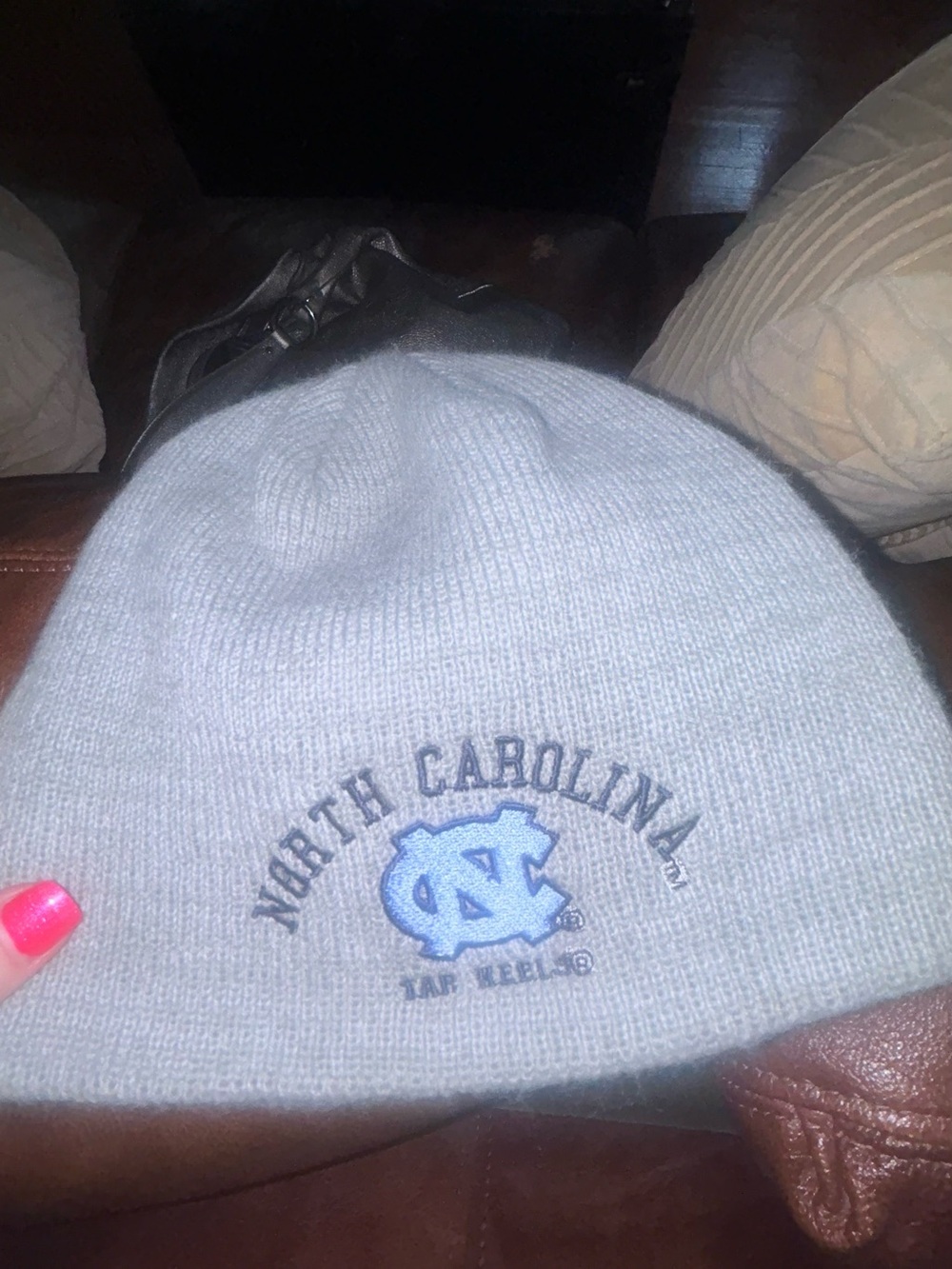 North Carolina Tar Heels Gray Knit Beanie
